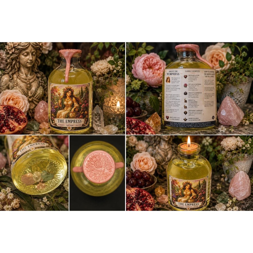 The Empress Tarot Oil Candle